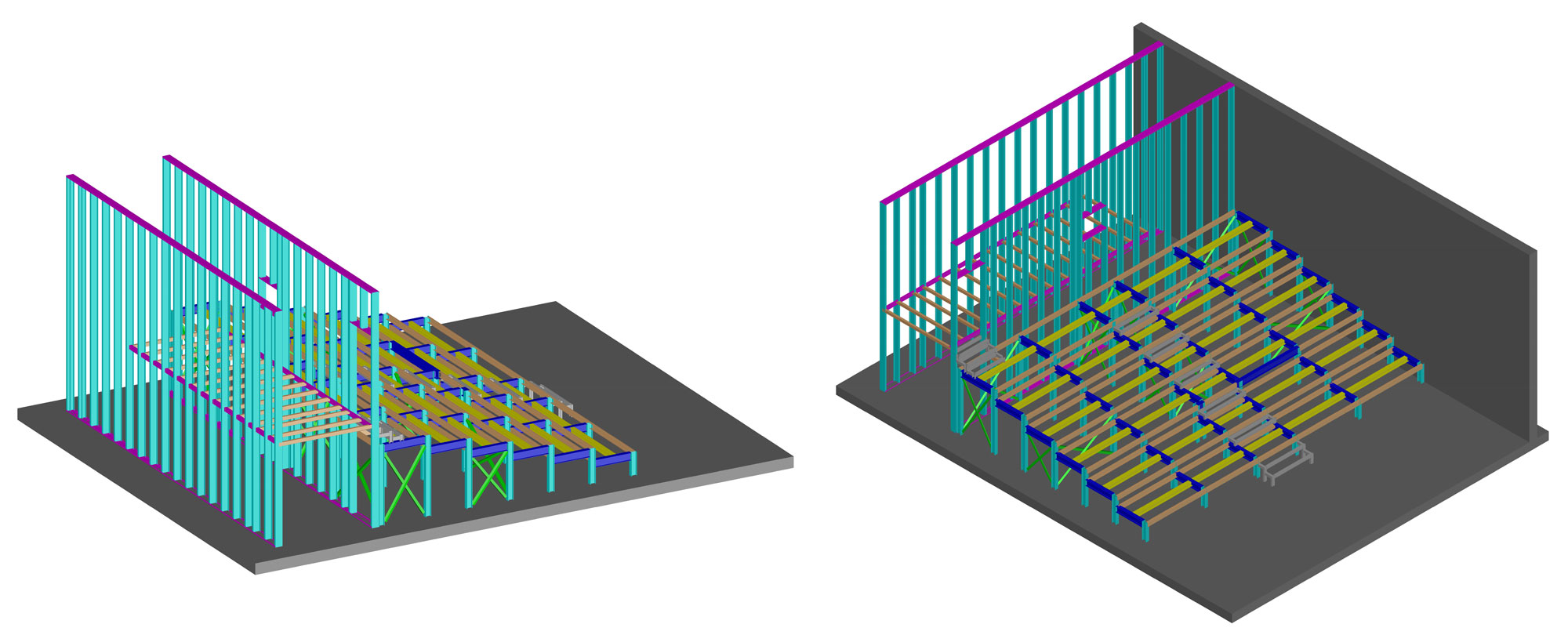 Steel Cinema Seating System